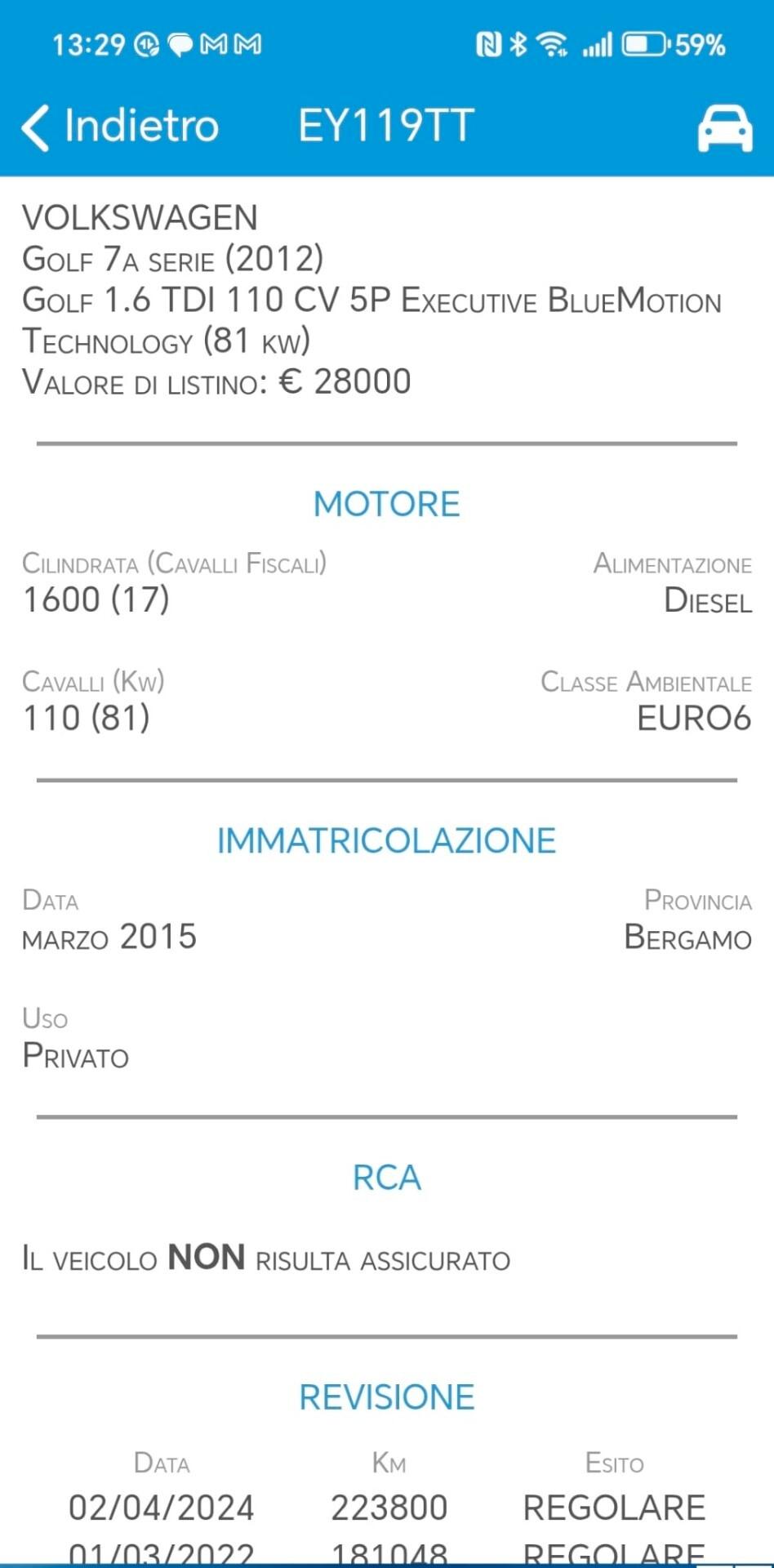 Volkswagen Golf 1.6 TDI 5p. Highline BlueMotion Technology