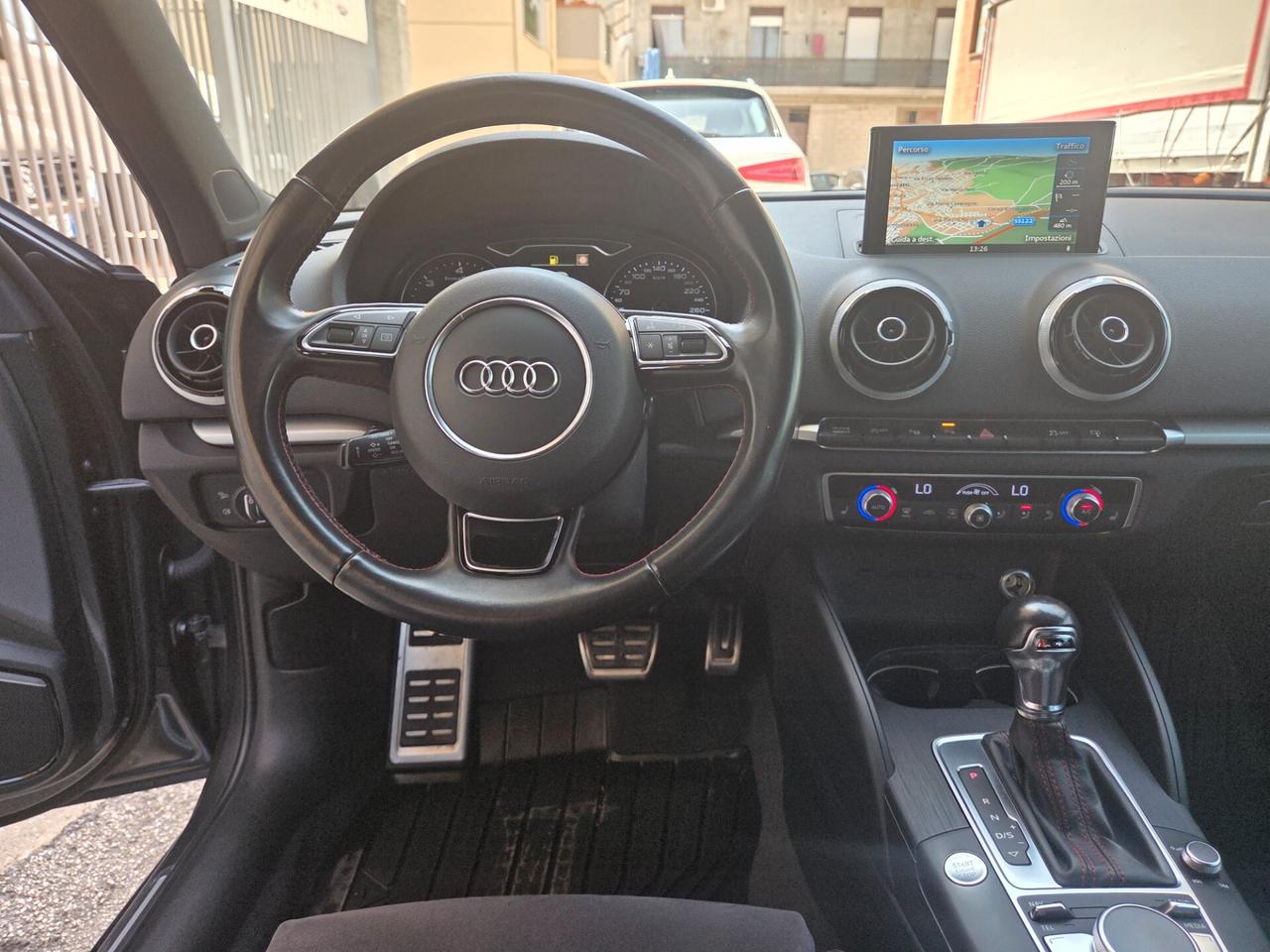 AUDI A3 S3 S-LINE 2.0 TDI 184 CV DA VETRINA KM CERTIFICATI