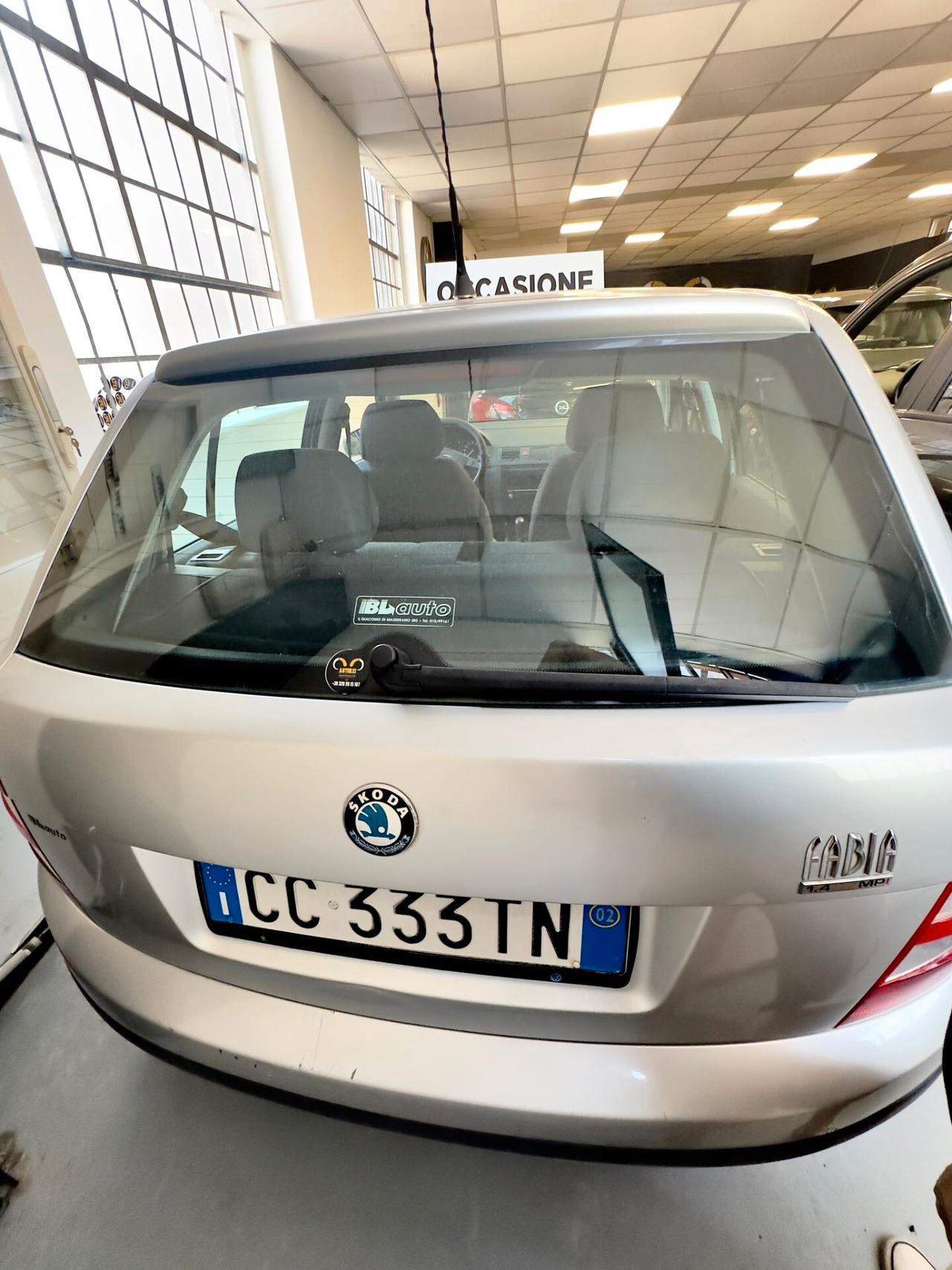 Skoda Fabia 1.4 16V/101 CV cat 5 porte Elegance GPL
