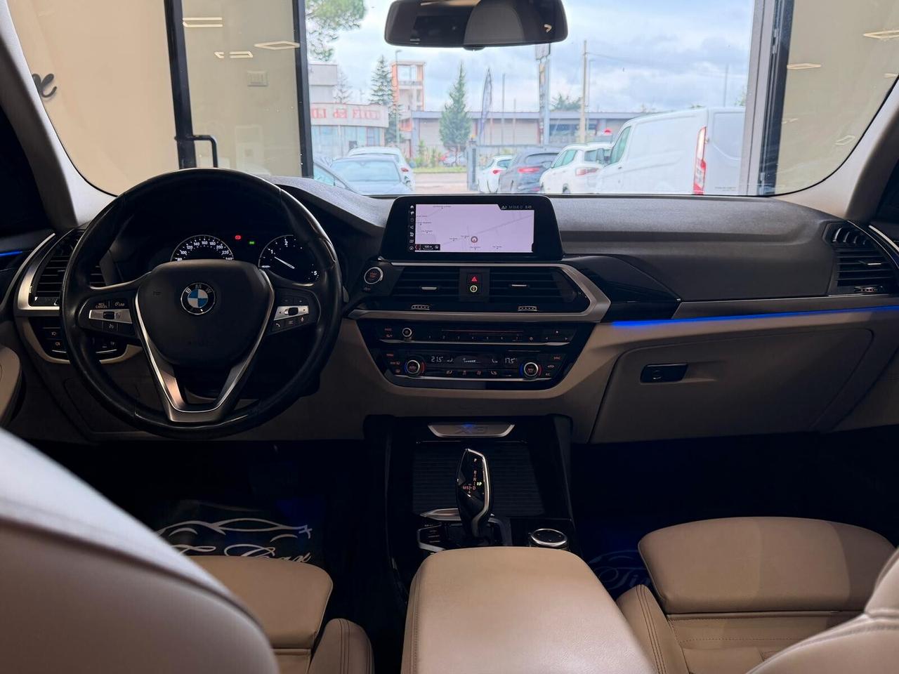 BMW X3 20D X-DRIVE X-LINE 190CV PELLE NAVI CRUISE ANNO 2020