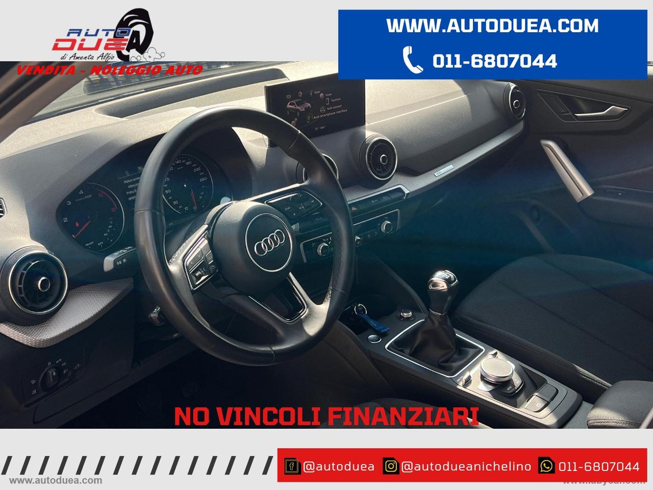 AUDI Q2 30 TDI Admired NO VINCOLI FINANZIARI