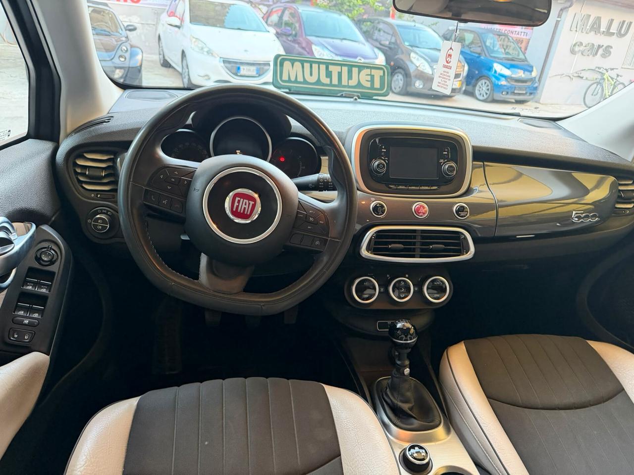 Fiat 500X 1.6cc diesel 12 mesi garanzia-2016