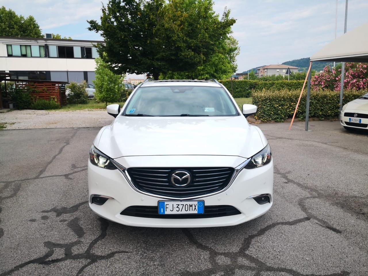 Mazda 6 2.2L Skyactiv-D 175CV Wagon ***TETTO***TELECAMERA***HEAD UP DISPLAY***