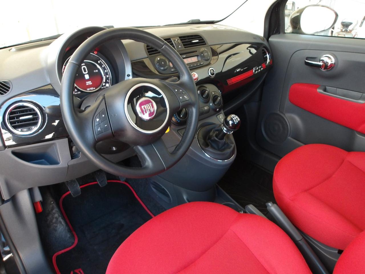 Fiat 500 1.2 Lounge 69cv E6 ***TETTO PANORAMICO***
