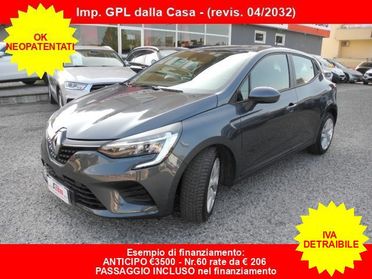 RENAULT Clio TCe 100cv GPL 5p. Zen -OK NEOPATENTATI- PRONTO USO