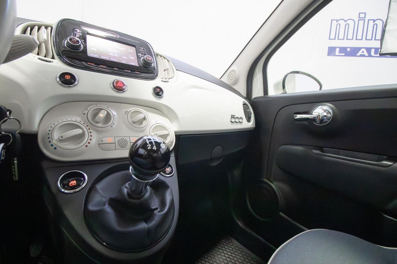 Fiat 500 1.2 Lounge 69cv -tetto Panoramico-
