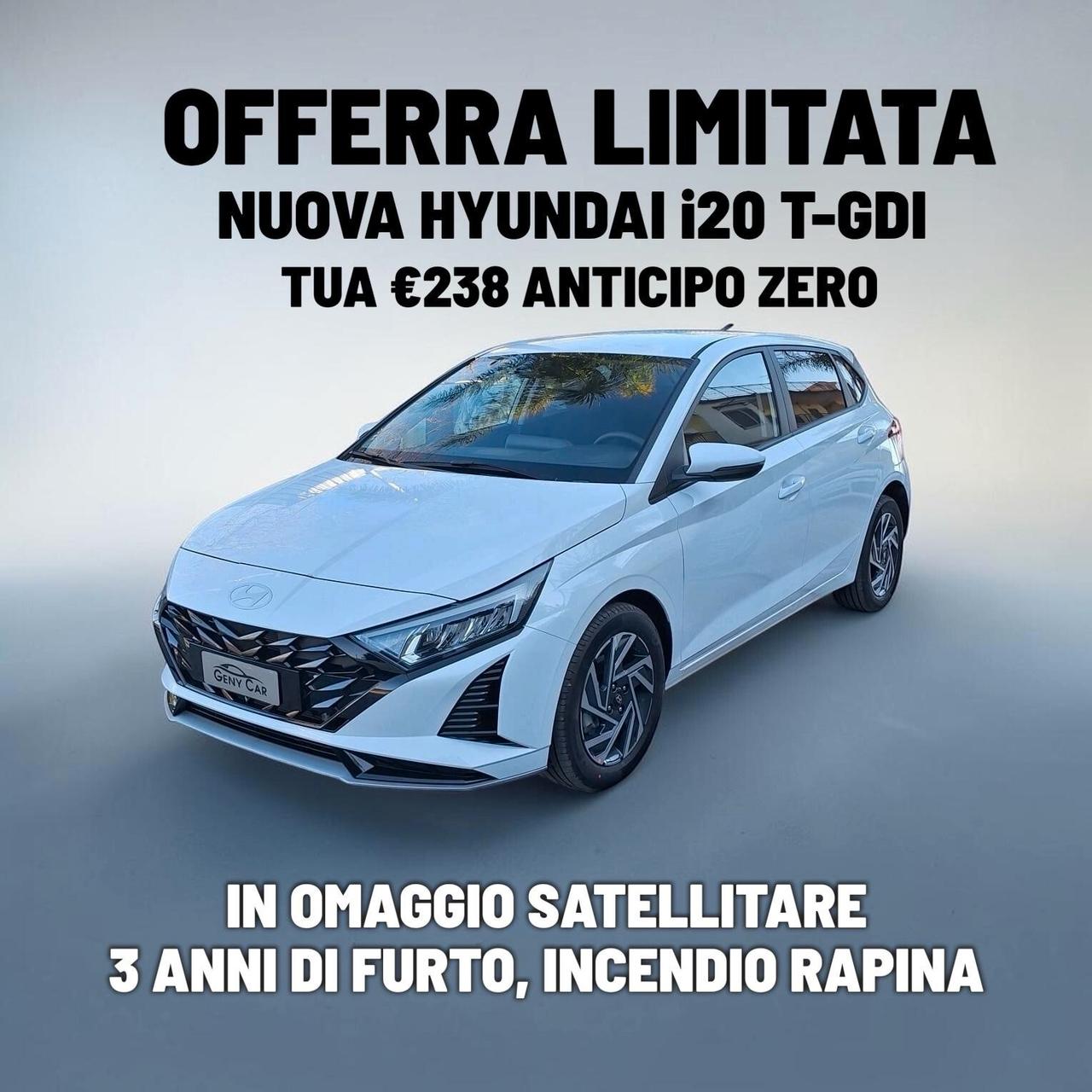 Hyundai i20 1.0 t-gdi Connectline Exterior Pack 90cv dct