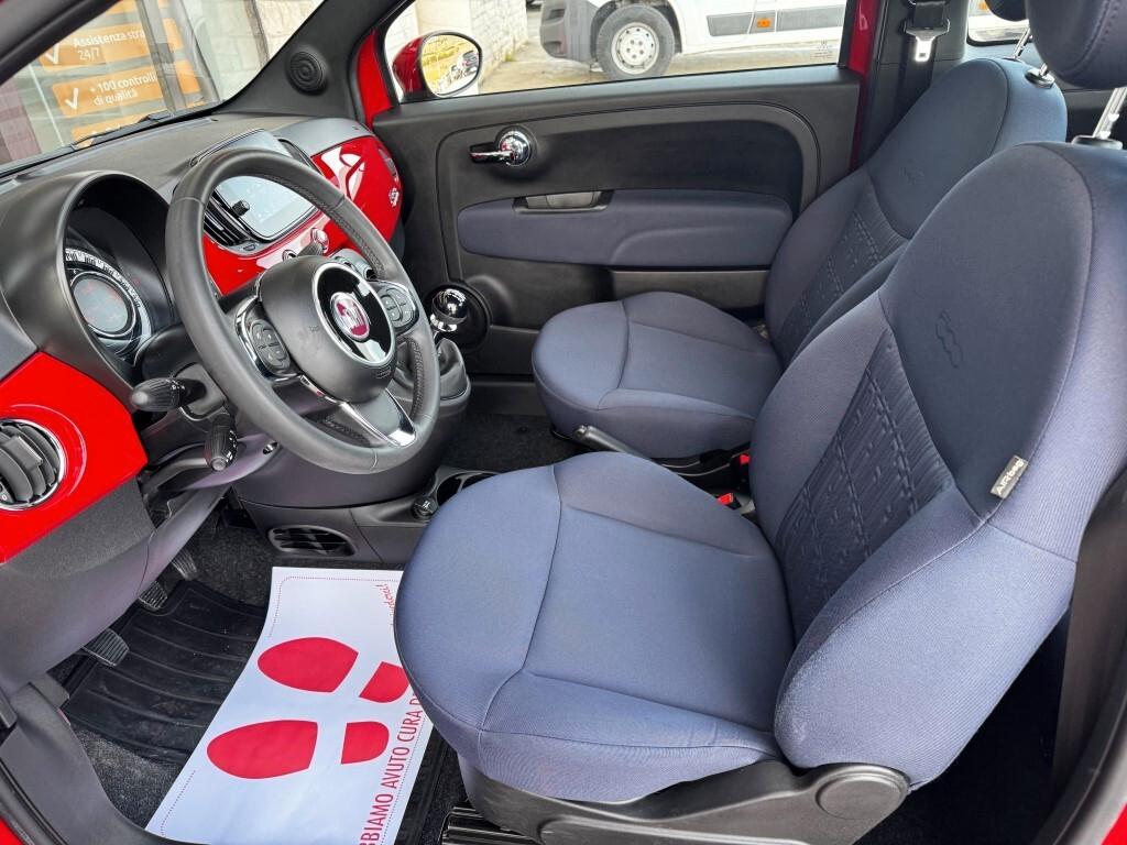 Fiat 500 C 1.0 Hybrid Red