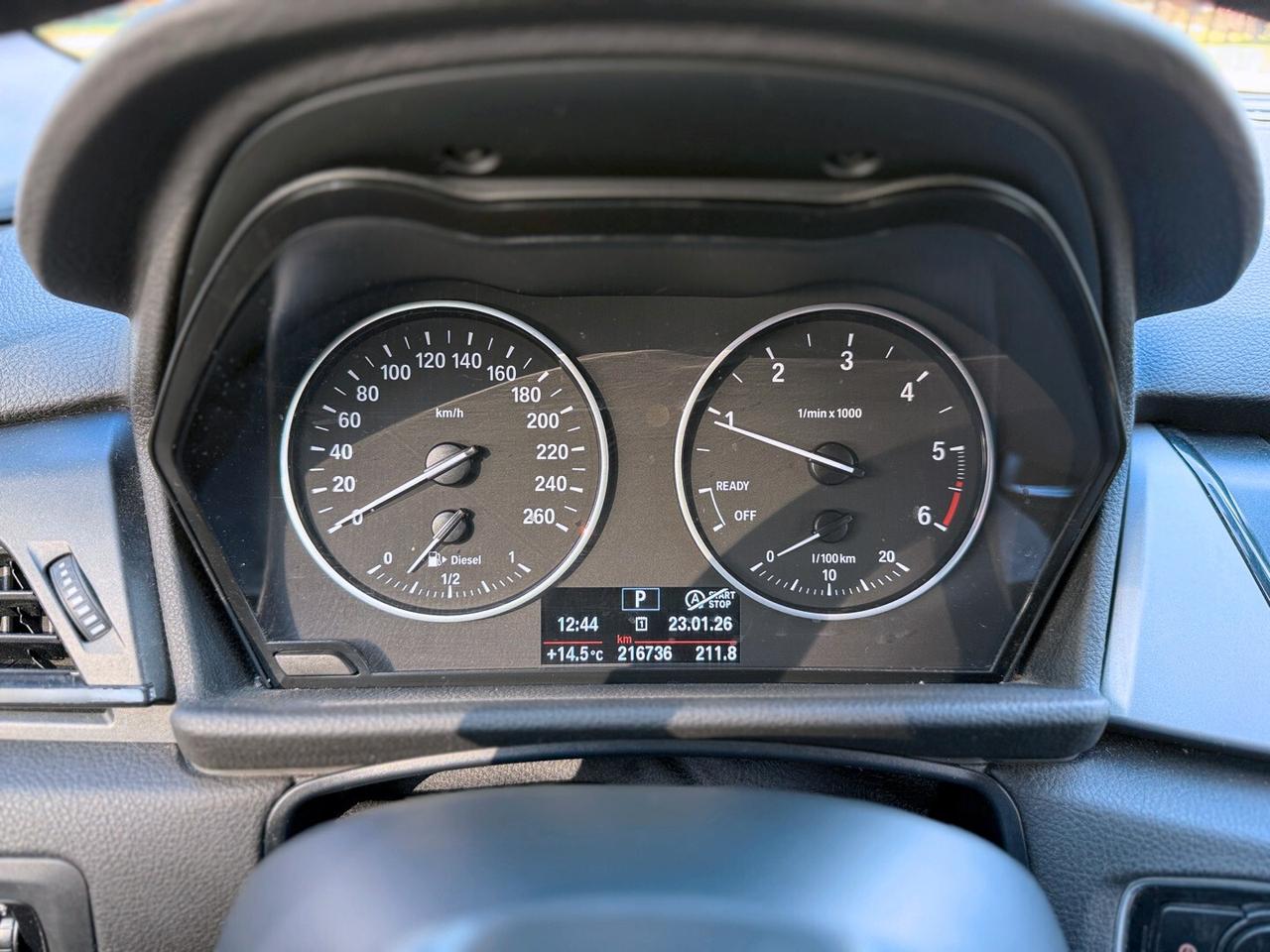 BMW 218d AT 2.0 diesel 150cv E6b - 2016 - GARANZIA RATE PERMUTE