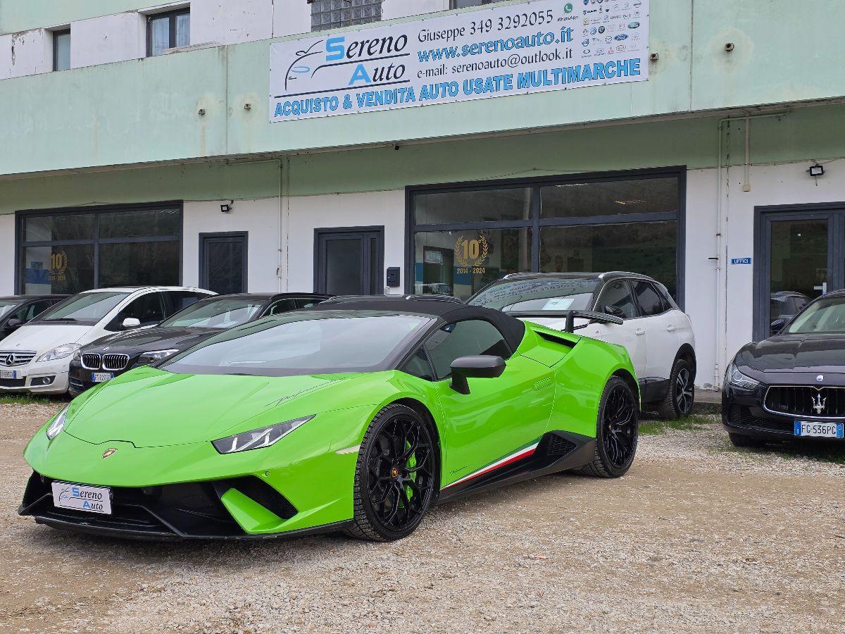 LAMBORGHINI HURACAN SPYDER PERFORMANTE NOLEGGIO