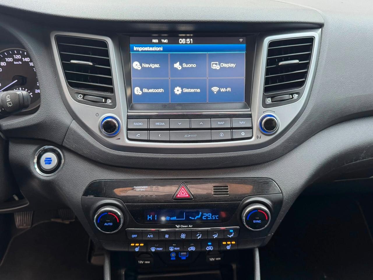 HYUNDAI TUCSON 1.7 CRDI 115 CV. TETTO APRIB.+NAVI