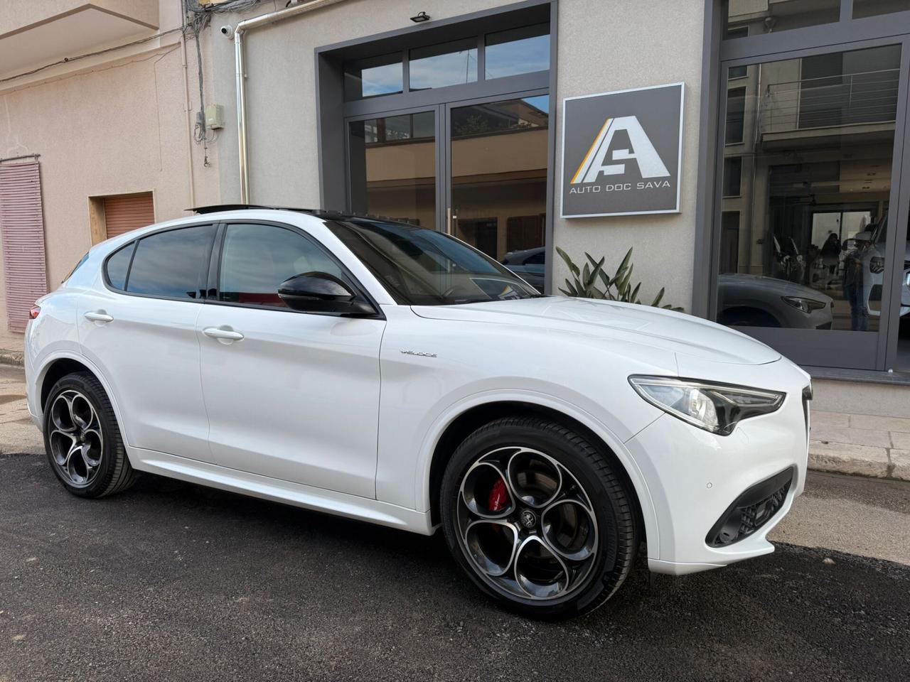 Alfa Romeo Stelvio 2.2 Turbodiesel 210 CV AT8 Q4 Veloce + Pelle + Tetto apribile