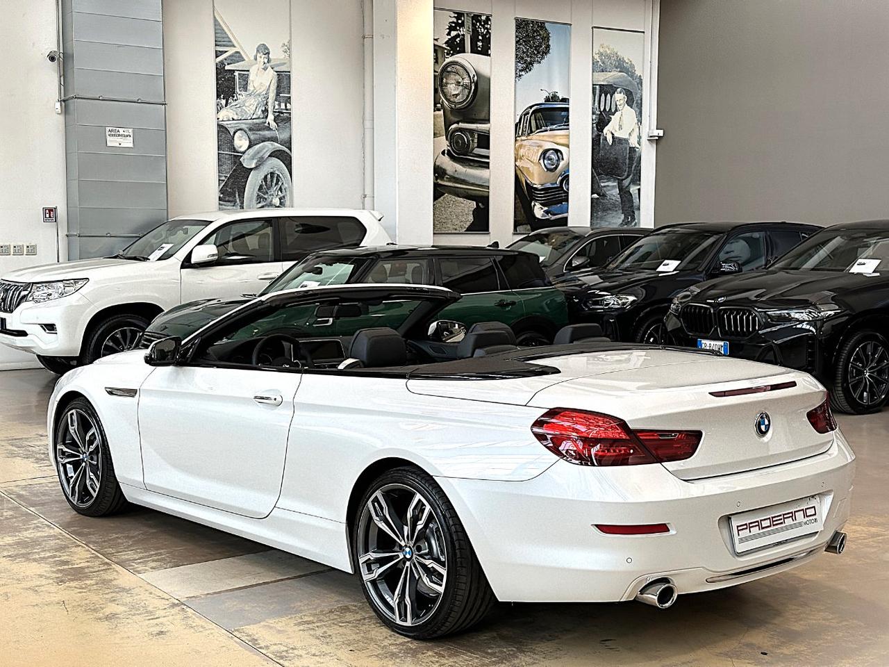 BMW 640 d Cabrio xdrive Luxury - Led Adattivi-20"-Camera-Pelle-IVA