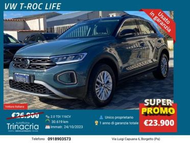Volkswagen T-Roc Life 2.0 TDI 116 CV