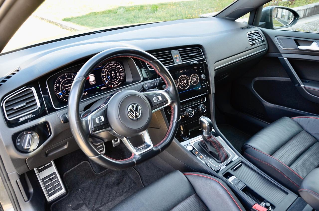 VOLKSWAGEN GOLF 7.5 GTI PERFORMANCE 2.0 TSI 245cv DSG, SERVICE CON FATTURE, TETTO, DCC, FULL PELLE, FARI FULL LED, 19", PERMUTE