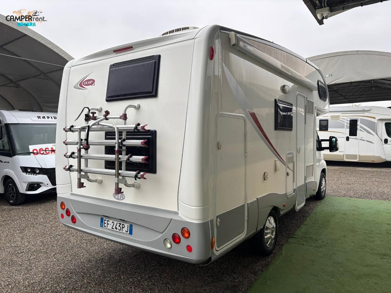 PLA PLASY 65 by GIOTTI LINE- mansardato con letti a castello in coda e garage a volume variabile