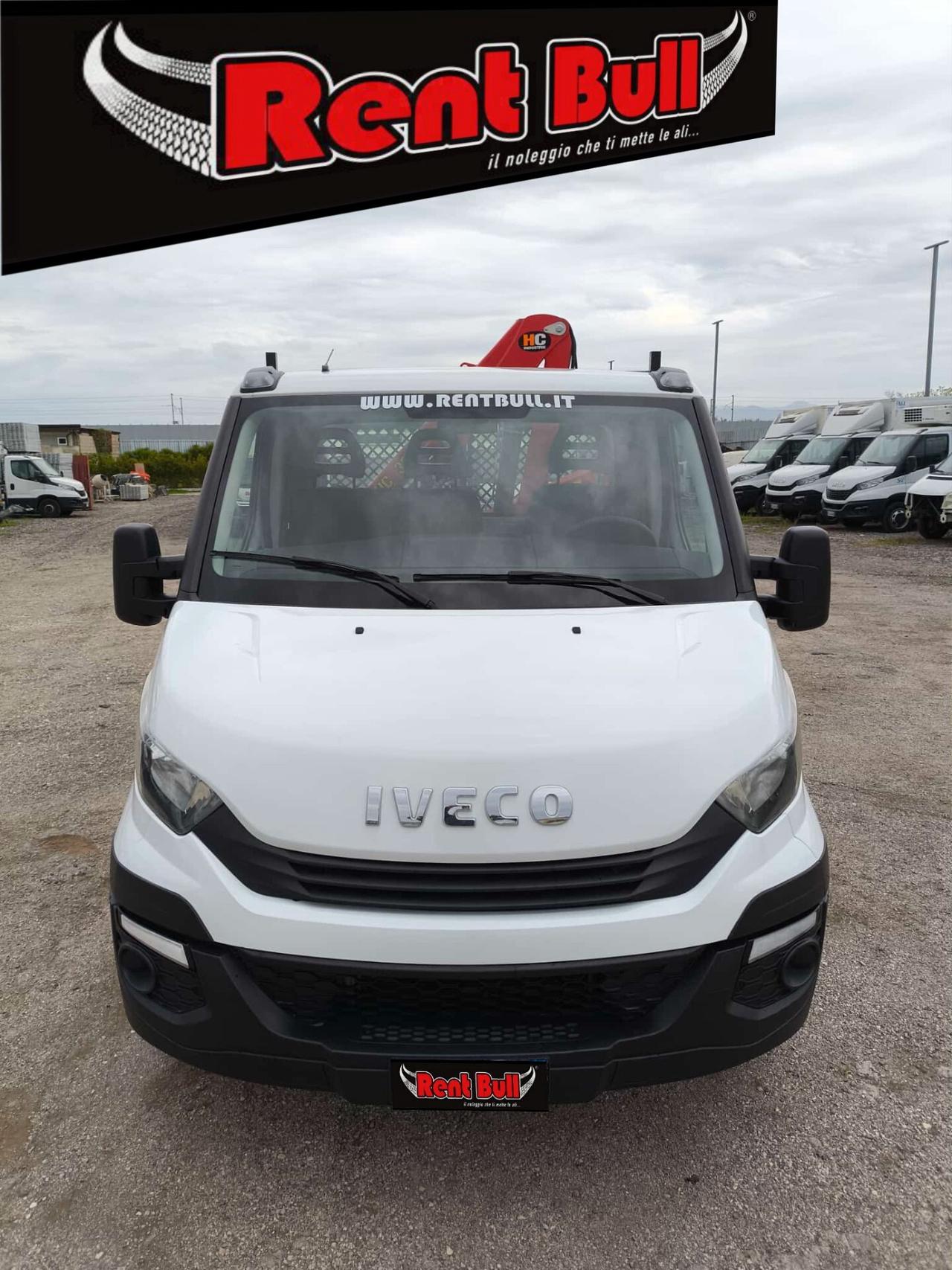 IVECO DAILY 35C16 RIBALTABILE TRILATERALE CON GRU' HC 33 RIF:5224
