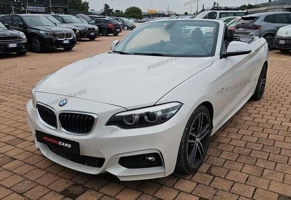 Bmw 220d Cabrio MSPORT 190cv STEPTRONIC PELLE NAVY LED 18