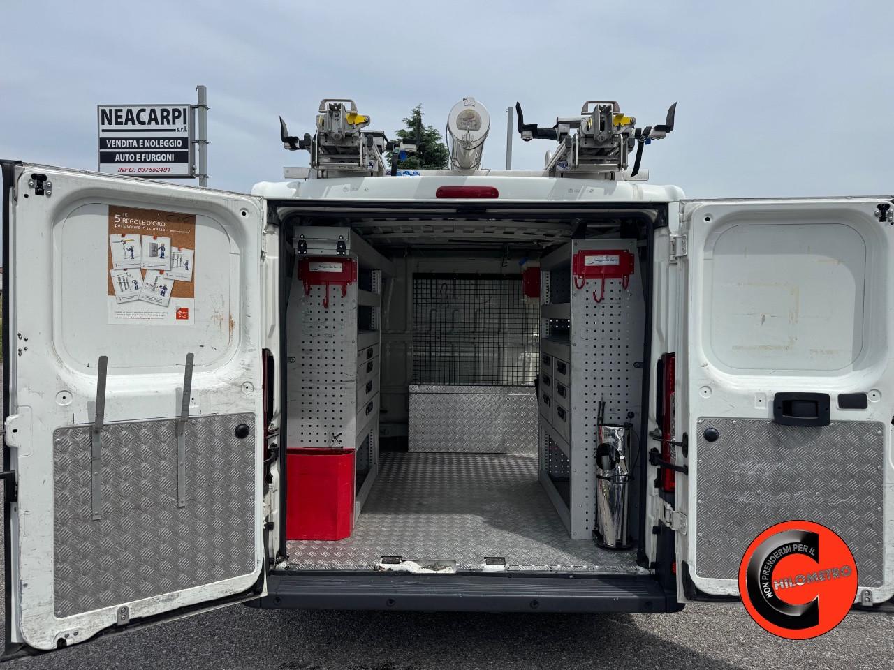 Fiat Ducato 33 2.3 MJT 130 CV ALLESTITO EX ENEL (PC-TN L1H1)SENSORI-POCHISSIMI KM!-PORTAPACCHI-