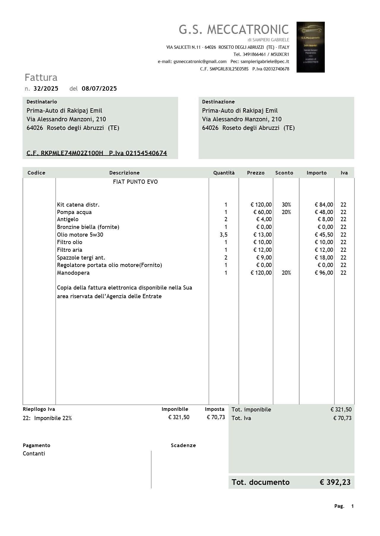 FIAT PUNTO 1.3 MULTIJET DIESEL 85CV OK NEOPATENTATI .