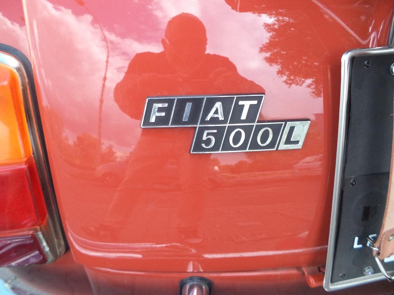 FIAT 500L ORANGE DEL 1970 CON 21000 KM PERFETTA