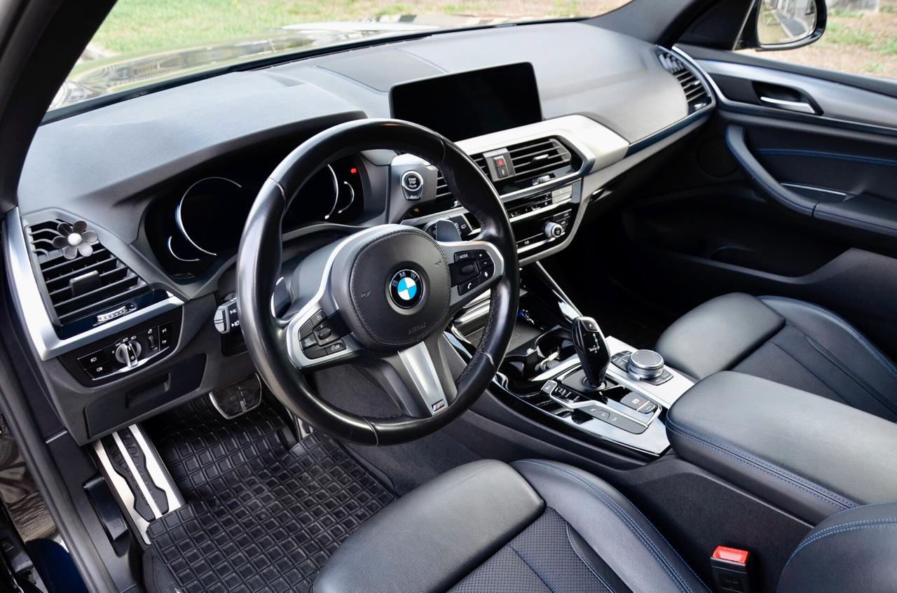 BMW X3 XDRIVE30d MSPORT 249cv AUTO, UFF ITALIANA, EURO 6D, FARI ADAPTIVE LED, GANCIO, 20", PERMUTE