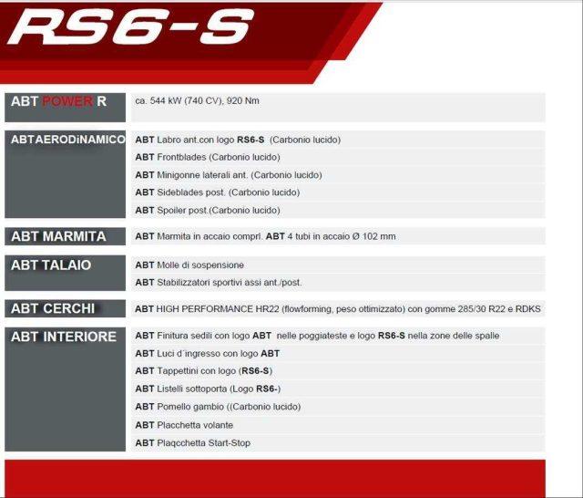 AUDI RS6 Avant 4.0 TFSI V8 quattro tiptronic
