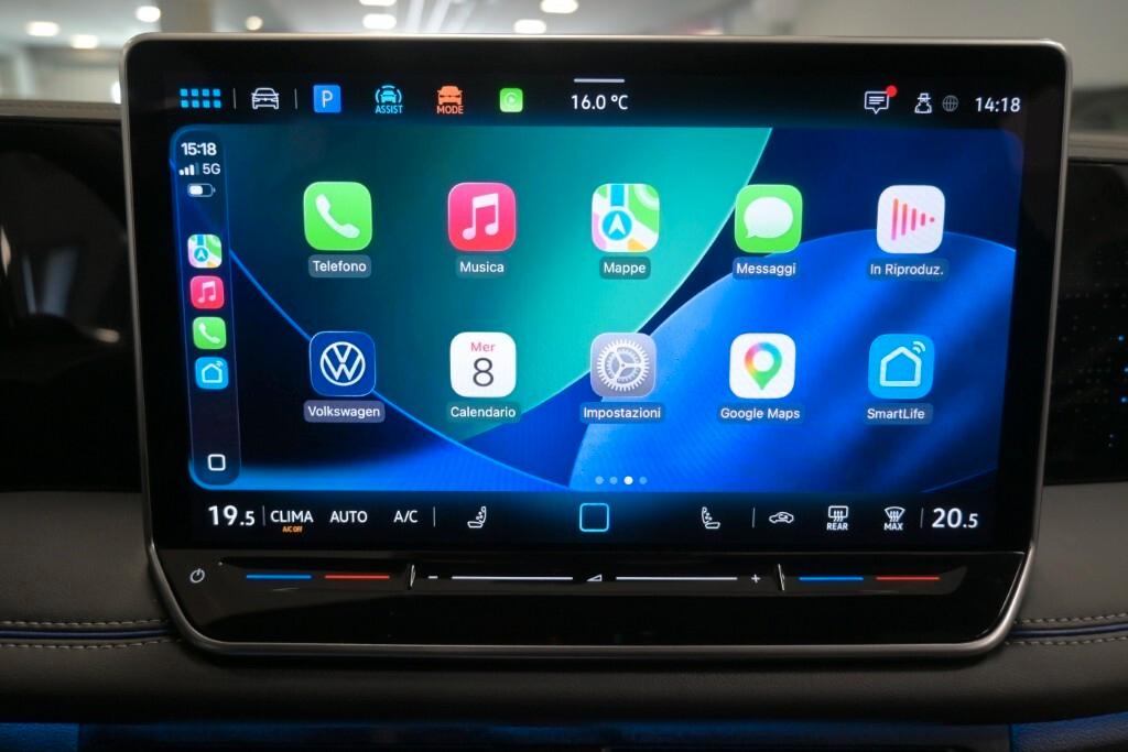 VOLKSWAGEN TIGUAN NEW 2.0 TDI 150CV DSG SCR R LINE ( FARI IQ LIGHT - ADAPTIVE CRUISE - AMBIENT LIGHT - DIGITAL COCKPIT - APP CONNECT - PARK ASSIST - TELECAMERA POST. - CERCHI 19 )