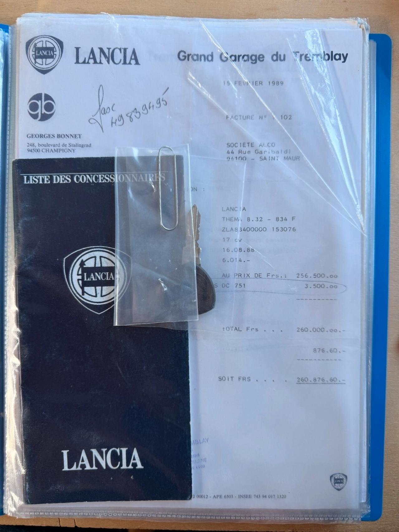 Lancia Thema Ferrari 8:32 V8