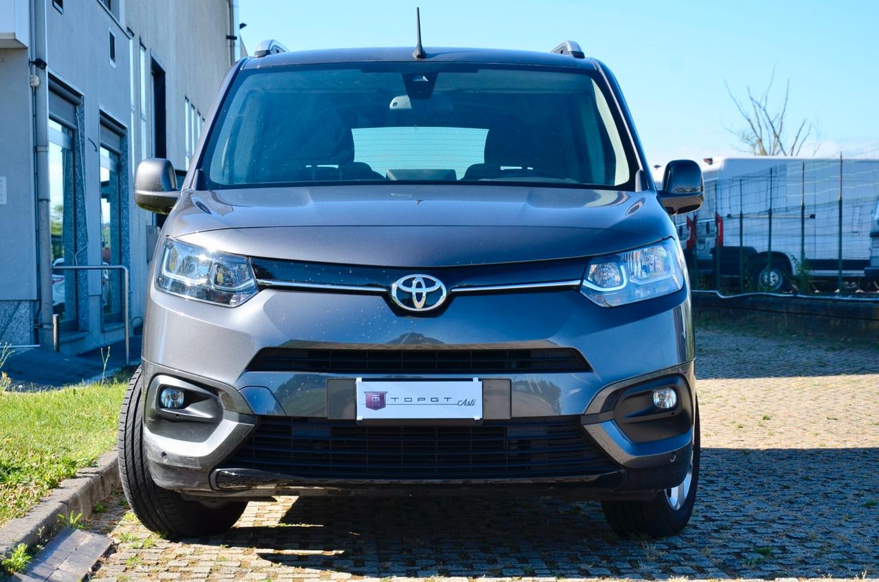 TOYOTA PROACE CITY 1.5 HDI EXECUTIVE 100cv 7 POSTI, UNICOPROPRIETARIO, EURO 6D, UFF ITALIANA, SERVICE TOYOTA, NAVI, RETROCAMERA, PERMUTE