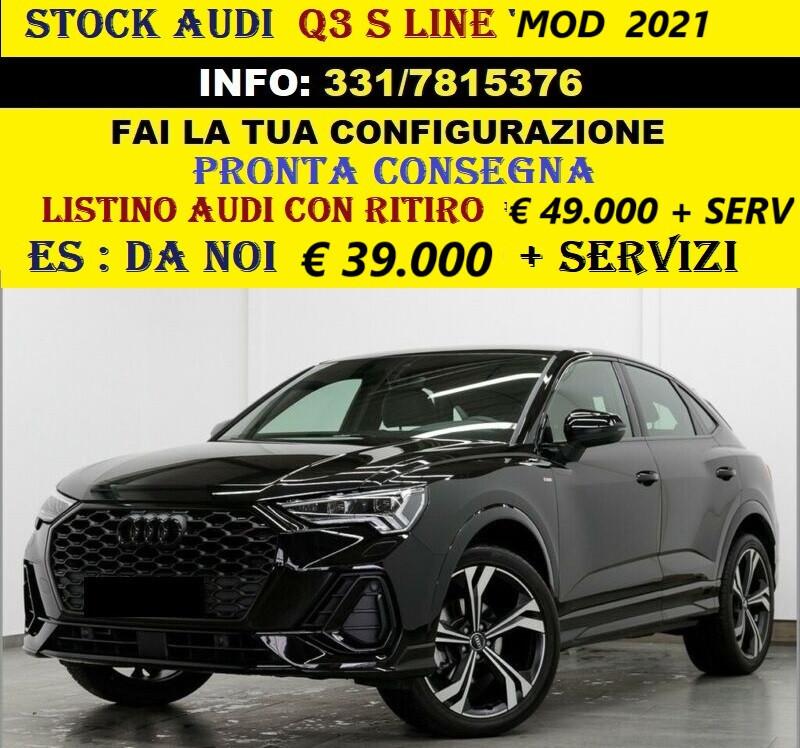 AUDI Q3 2.0 TDI AUT S LINE S.B AZIENDALE