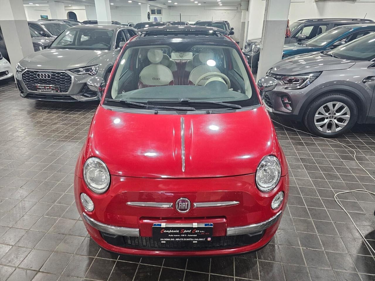 NUOVA FIAT 500 LOUNGE 1.2 BENZ 69CV DUALOGIC TETTO PANORAMICO APRIBILE