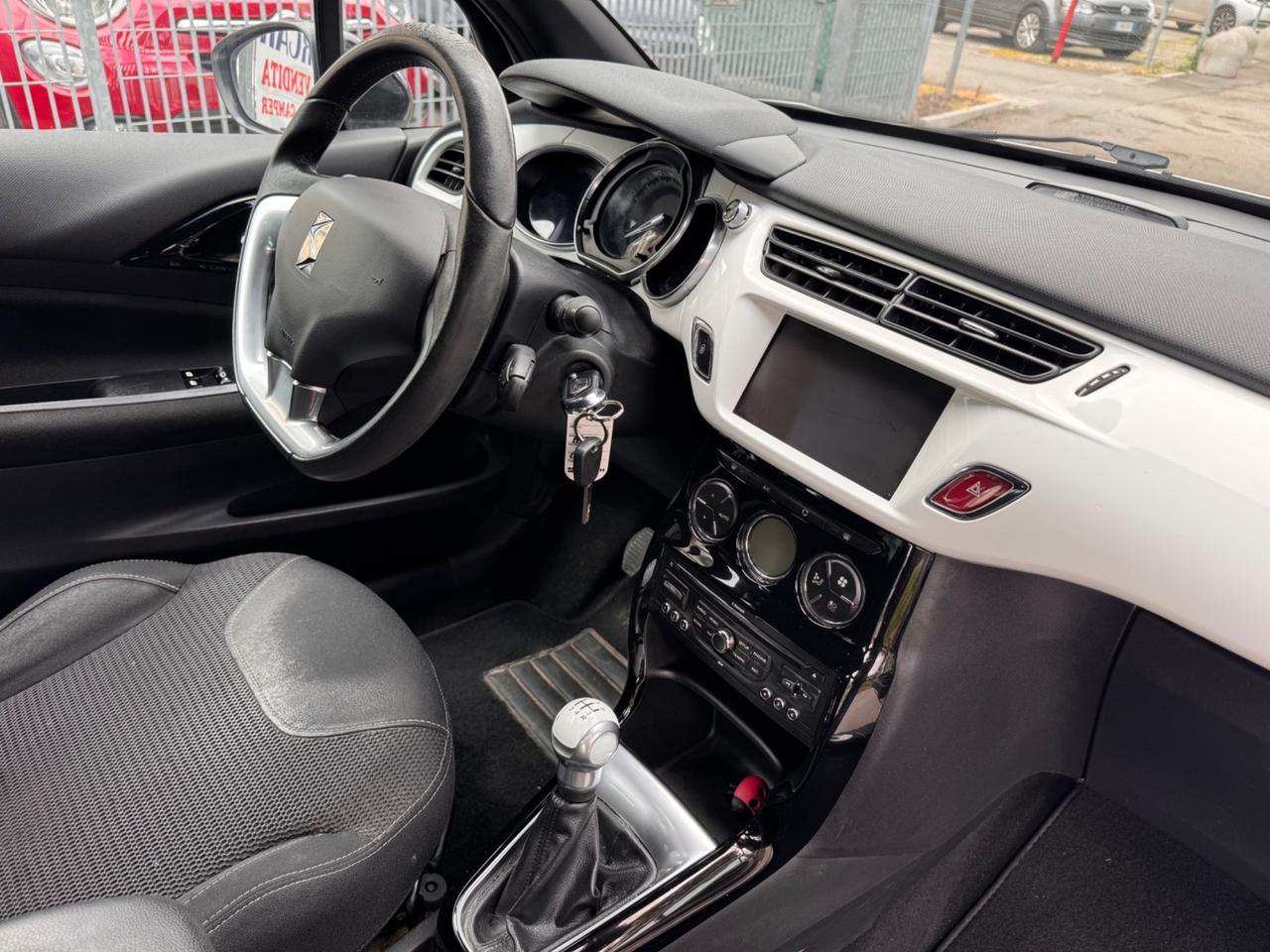 DS3 3 1.4 HDi 92 CV Just Black neopaten garanzia 12 me