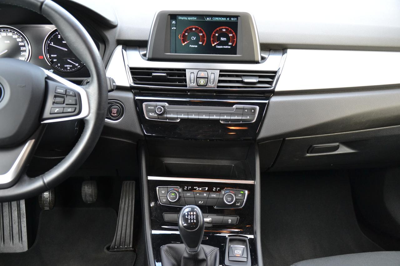 Bmw 216 1.5 D 116CV ACTIVE TOURER *OK NEOPAT.**PREZZO VERO