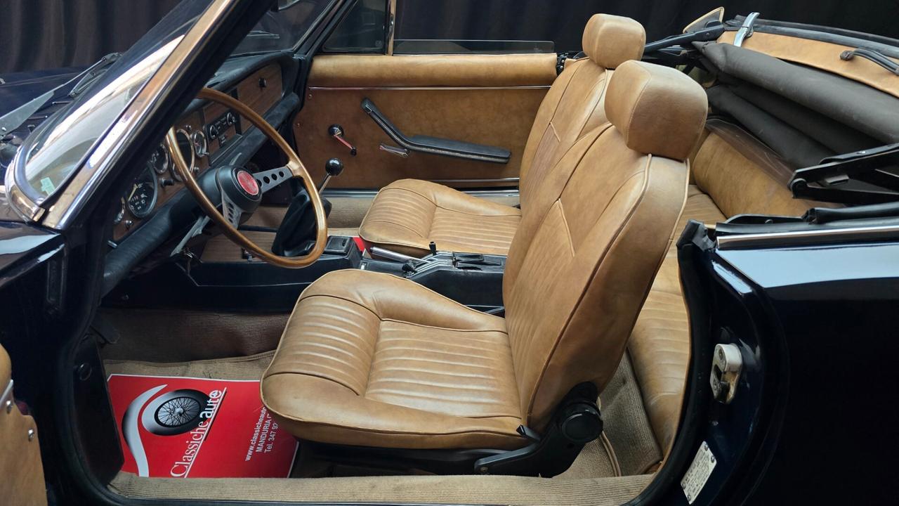 Fiat 124 Spider 1.8 cc certif. ASI con C.R.S