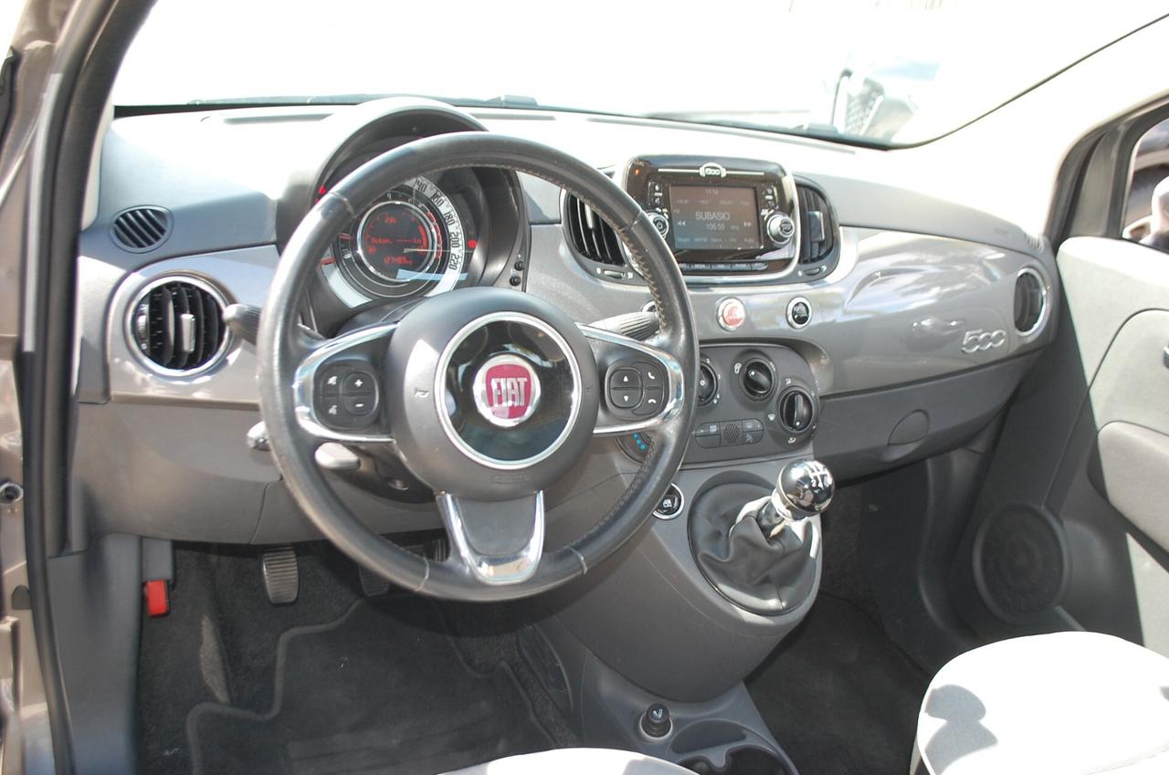 Fiat 500 1.2 Lounge 69CV Uff Italy Tetto USB Clima