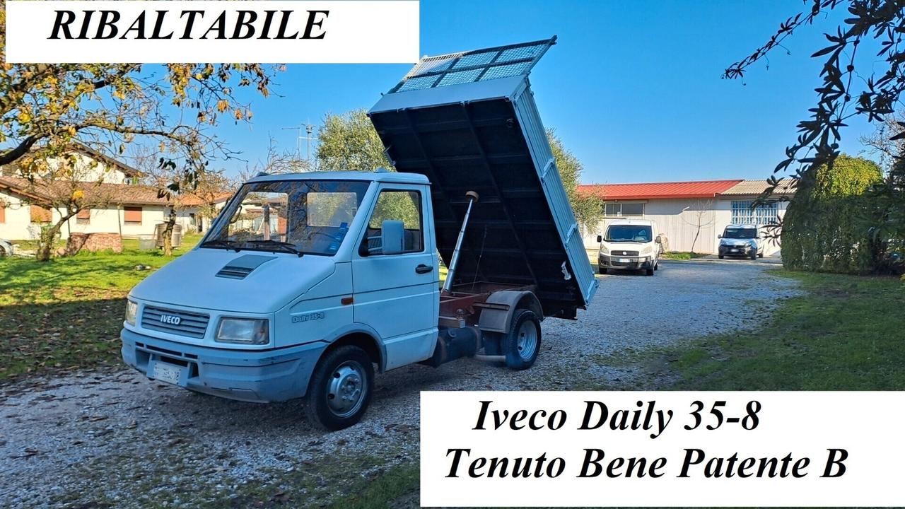 Iveco daily 35-8 RIBALTABILE tri laterale POCHI KM