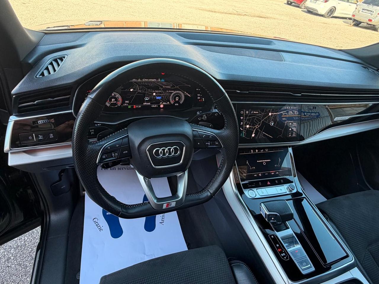 Audi Q7 45 TDI quattro tiptronic Sport Plus S-LINE EDITION 7 POSTI TETTO APRIBILE E FARI MATRIX