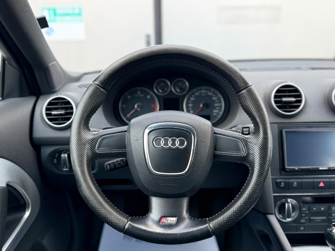 Audi A3 2.0 TDI 140CV S-LINE DOPPIO BLACK EDITION