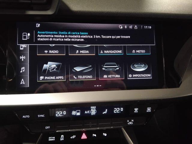 AUDI A3 SPORTBACK 40 e-tron S tr. S-LINE EDIT PLUG IN HYBR