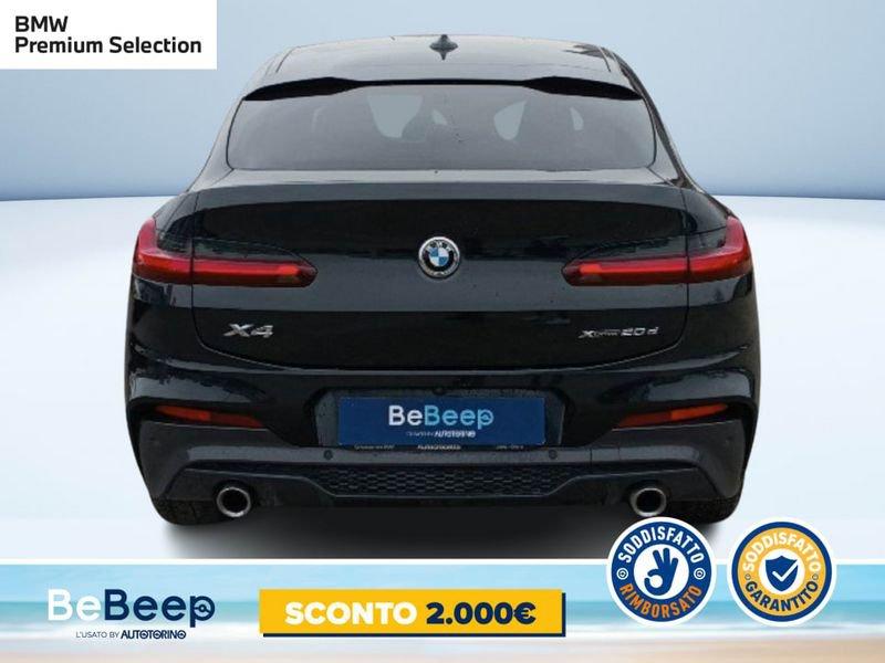 BMW X4 XDRIVE20D MSPORT AUTO MY19