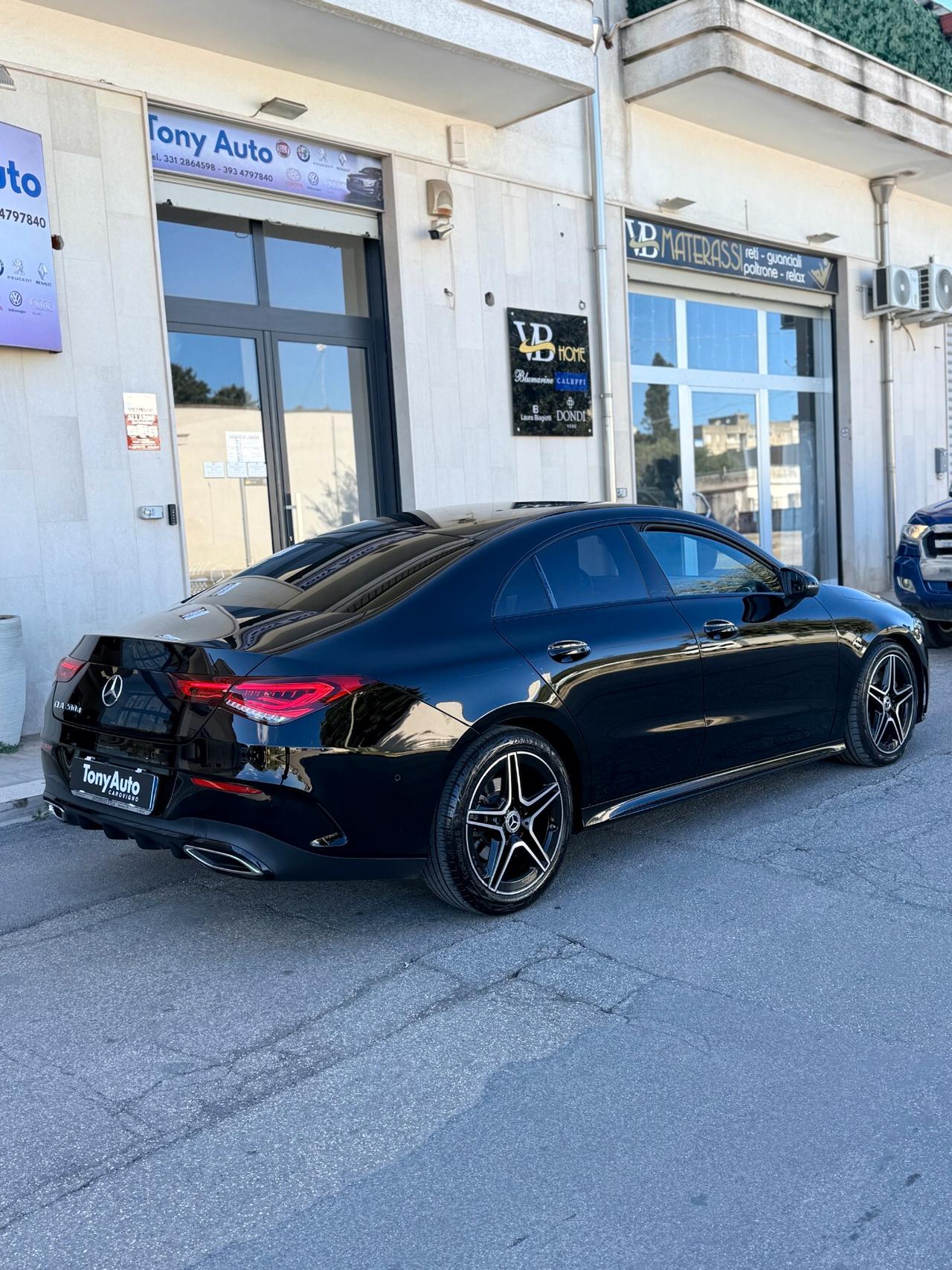Mercedes-benz CLA 200 Coupe d 150 cv Premium auto AMG CON LUCI SOFFUSE,TELECAMERA,APPLE CARPLAY,VIRTUAL COCKPIT