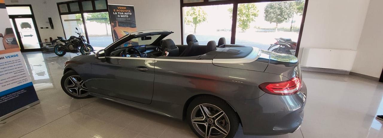 BELLISSIMA-IMPECCABILE-COME NUOVA-Mercedes-benz C 220 d Auto Cabrio Premium Plus.