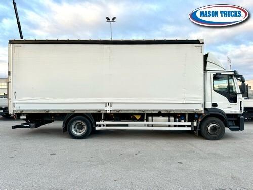 IVECO EUROCARGO 150-280P, centina e sponda, 2022, km 90.000