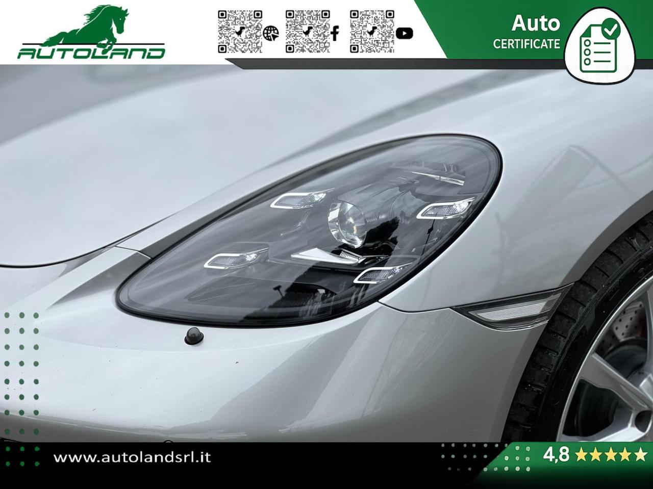 Porsche 718 Cayman 2.0 300cv pdk UNIPRO UFFICIALE