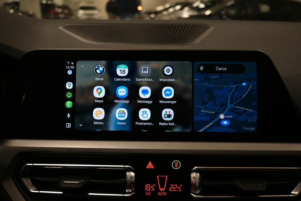 BMW 318D 136CV STEPTRONIC 48V BUSINESS ADVANTAGE ( FARI LED - BMW DIGITAL COCKPIT - PELLE - NAVI - MIRROR - PARK ASSISTANT - TELECAMERA POST. )