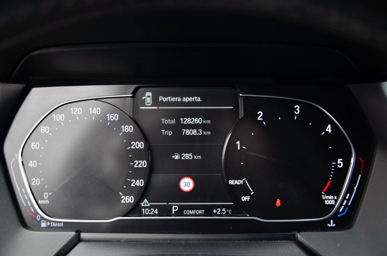 BMW 116d MSPORT 5p 116cv AUTO, UFF ITALIANA, EURO 6D, HI-FI AUDISON, FULL LED, NAVI, RETROCAMERA, PERMUTE