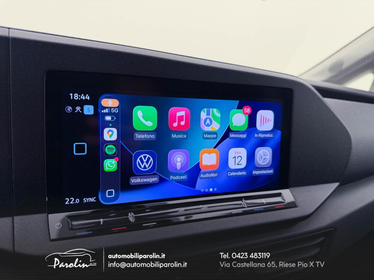 VOLKSWAGEN Caddy cargo 2.0 TDI Autocarro N1 5 Posti +IVA Space