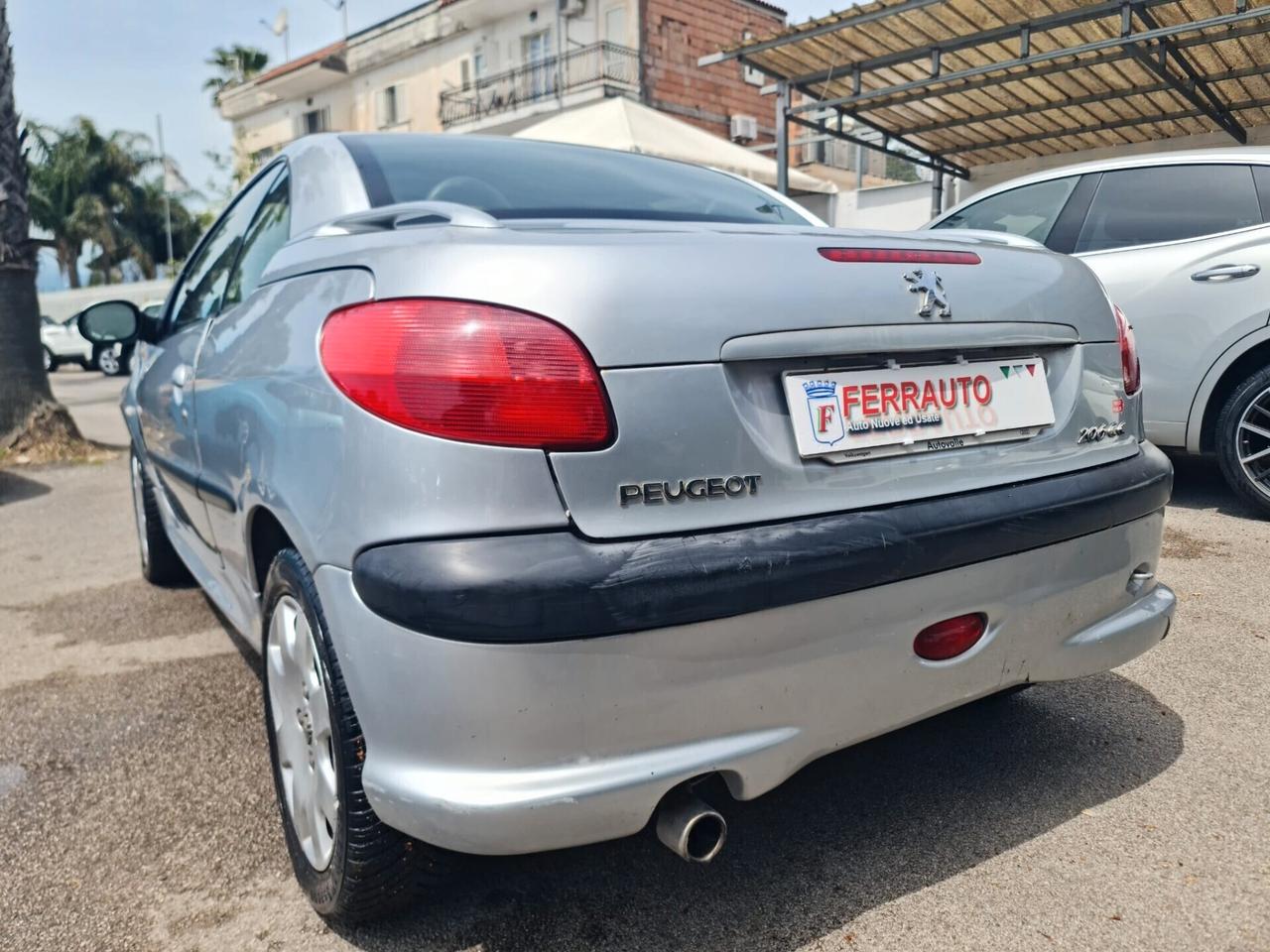 PEUGEOT 206 COUPE' CABRIOLET 1.6BENZINA 110CV PLUS