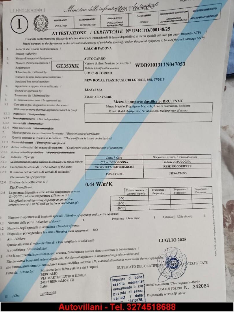 MERCEDES SPRINTER 314 CDI T 32/35 P.C